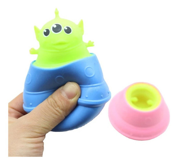 Amansa Loco Alienígena Sale Nave Stress Squishy Ovni Apretar 0