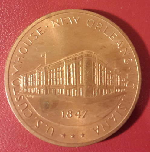 Medalla U S Customhouse New Orleans Lousiana, Ne162 0