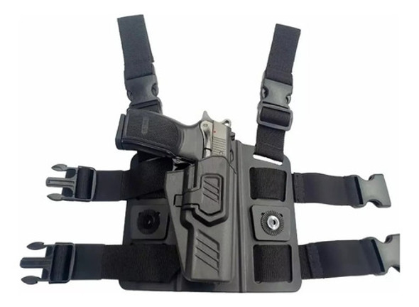 Muslera Táctica + Pistolera Nivel 2 Bersa Tpr9 Houston!! 0