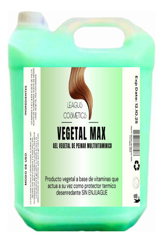 Gel Vegetal De Peinar Sin Enjuague 5 Litros 0
