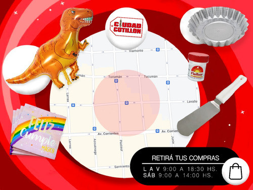 Cortante Redondo C/manija N6cm Doña Clara - Ciudad Cotillón 1