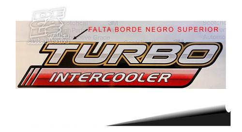 Calco Toyota Turbo Intercooler Original 3m Fallada (ver) 0