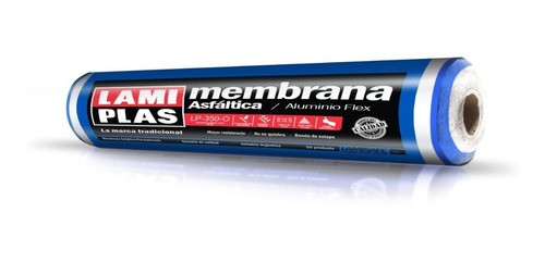 Rollo Membrana Aluminio Asfáltica 2mm 15kg Lamiplas 0