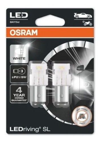 Lamparas Led Ledriving P21 / 5w Osram Posición Y Stop 0