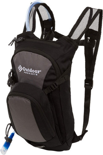 Bolsa De Hidratacion Outdoor, Negro/deportiva/comoda 1