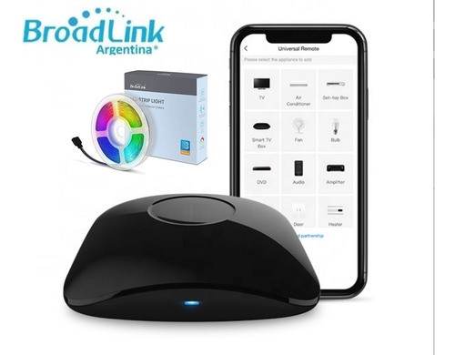 Broadlink Rm Pro Rf Ir + Luz Led Rgb Usb Broadlink Argentina 0
