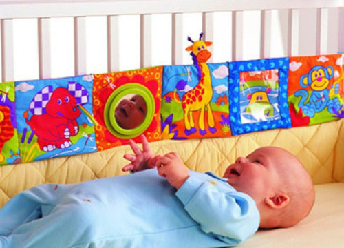 Livro De Pano Flexível De Animais Para Bebê Chocalhos 1