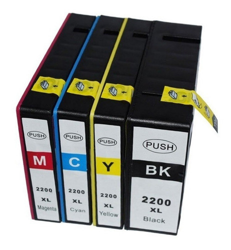 Cartuchos Compatibles Impresora Mb5020 Pack 4 Colores 0