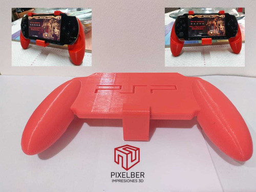 Grip Psp 3000 Impreso En 3d.pixelber 0