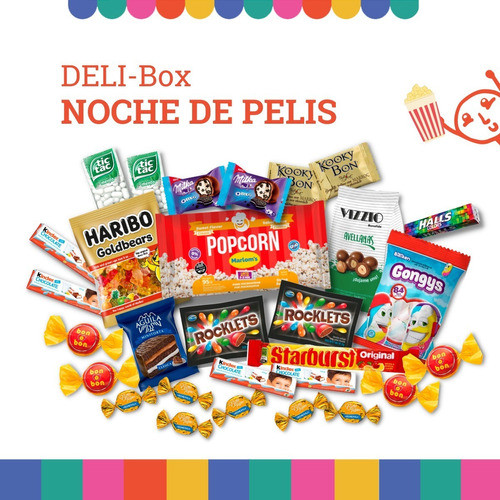 Box De Regalo Noche De Pelis Golosinas - Delipop 1