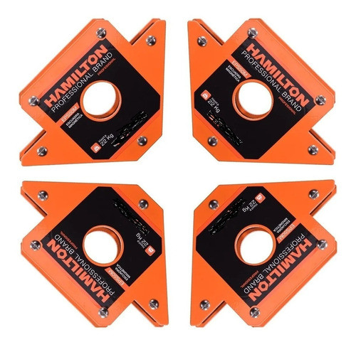 Escuadra Magnética Combo X4  Hamilton 22,6kg P/soldar Eps50m 0
