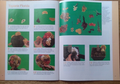 Revista Decorando Com Flores Secas / Arranjos Velas Decorada 1