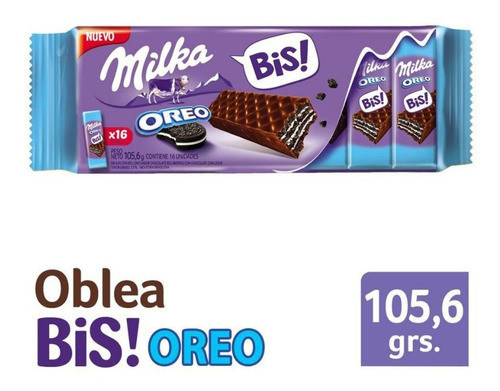 Oblea Milka Bis Oreo X 1 U - Lollipop 0