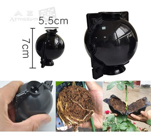 2 Unidades Caixa Enraizamento Alporquiabola De Enxerto 0