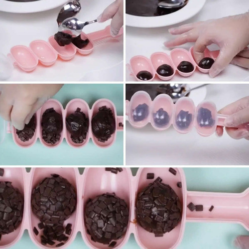 Enrolador Molde Boleador Brigadeiro Gourmet Doce Arroz Sushi 1