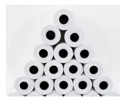 100 Bobina Térmica 57mm 57x15 Para Impressora Maquininha Pos 0
