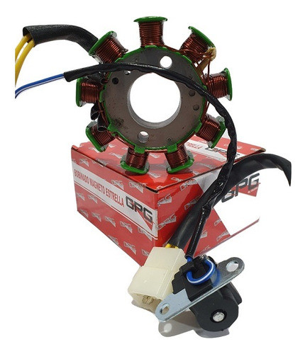 Estator Moto 110 9 Campos Bobina Gpg Ourway 0