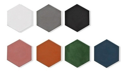 Hexagono Revestimiento Calcareo Manhattan- X M2 Colores 0