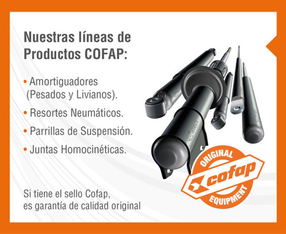 Amortiguador Delantero Derecho Cofap Gp30576gy 1