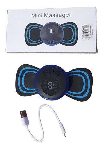 Masajeador Eléctrico Portátil Recargable - Alivio Dolor Espa 1