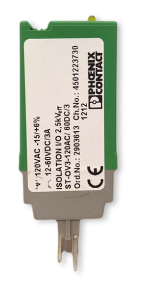 Relé Estado Sólido, Cont St-ov3-120ac/ 60dc/3, 2903613 1
