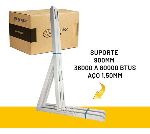 Suporte Ar-cond Galvanizado Reforçado Cond. 900mm 80000 Btus 1