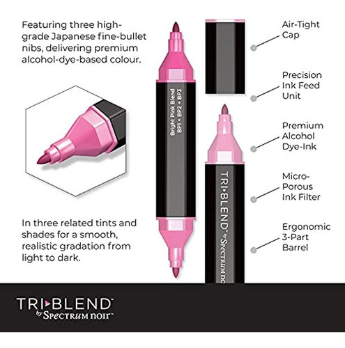 Crafter's Companion Spectrum Noir Triblend Alcohol 3 Blend M 1