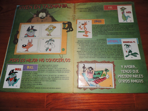 Album De Figuritas El Demonio De Tazmania Completo 1991 Mira 1