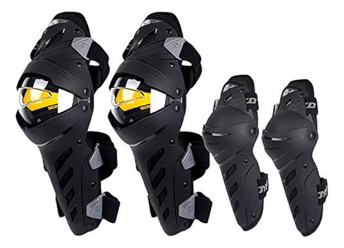 Scoyco Rodilleras Y Espinilleras Antideslizantes Para Hombre 0