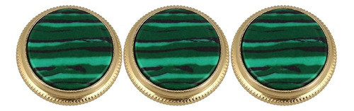 Jiayouy Gold Green Texture Inlay Trumpet Finger Buttons Para 1