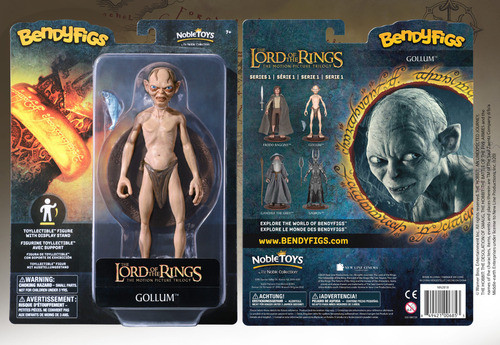 Figura Coleccionable Gollum - Bendyfigs - Dgl Games & Comics 1