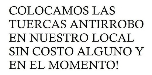 Tuerca Seguridad Antirrobo  Tucson 482/e Farad 1