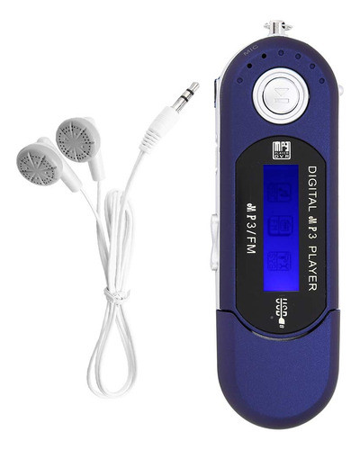 Reproductor Mp3 Con Auriculares, Reproductor Usb De Musica P 1