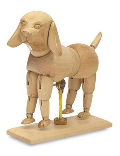 Cachorro De Madeira Articulado Sfm056 0