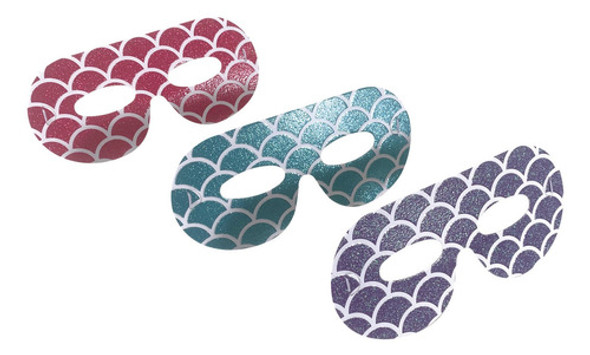 Antifaz Glitter Sirenas X 6 Unidades 0