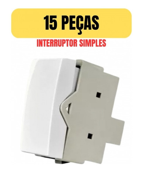Kit 15 Interruptor Simples 10a Margirius Sleek Pa016062 1 Kit 15 Interruptor Simples 10a Margirius Sleek Pa016062 1