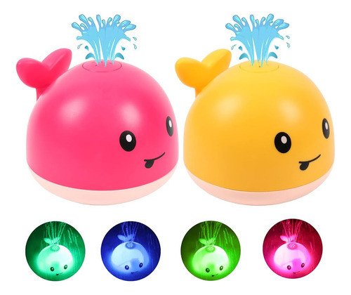 ~? Aolige Baby Light Up Bath Toys For Kids 2pcs Whale Bath T 0
