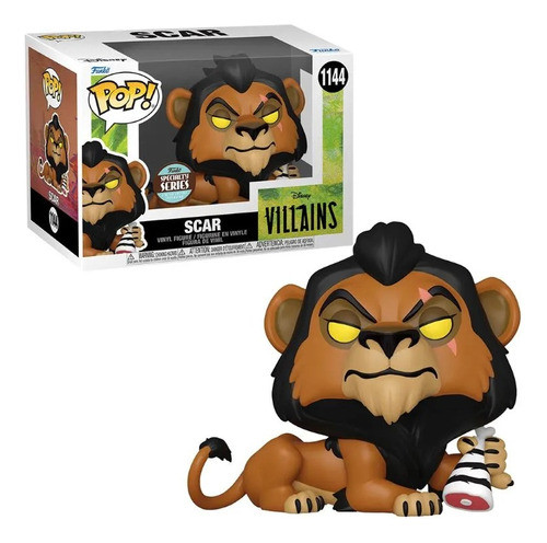 Funko Disney Villains Lion King Scar 1144 Original Nuevo 0