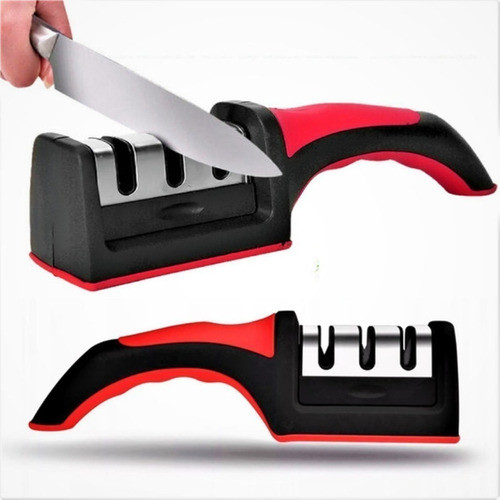 Afiador De Facas 3 Em 1 Profissional So Qualidade (sq-3902) 1