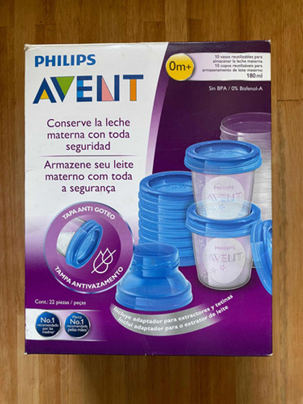 Vasos Contenedores Leche Avent Philips 1 Vasos Contenedores Leche Avent Philips 1