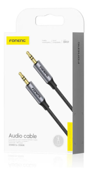 Cable De Audio Bm31 Metálico Foneng 0