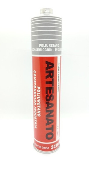 Sellador Poliuretano Gris Construcción  521 Artesanato 310cc 0