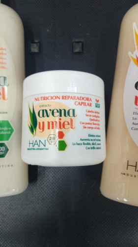 Han Nutricion Reparadora Capilar Avena Y Miel 1