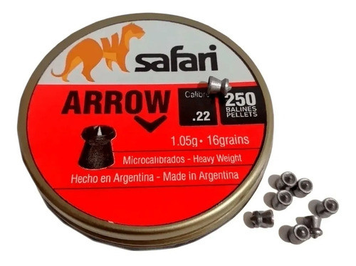 Chumbos Safari Hollow Point Calibre 4.5 Mm X 250 Unidades 0