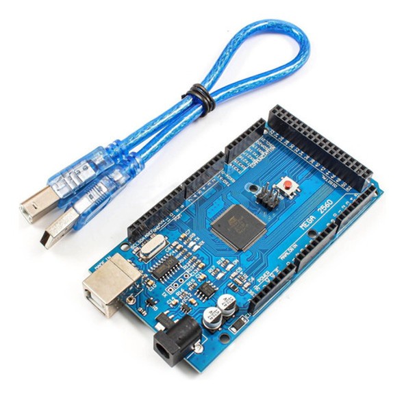 Placa Mega 2560 R3  Atmega16u C/cable Usb Robotica Domotica 0