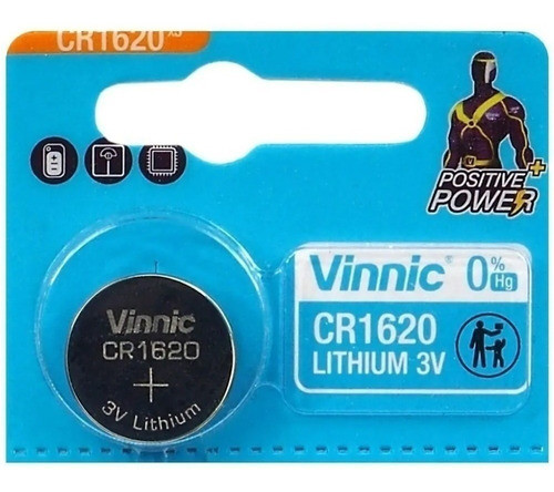 Cr1620 X50 En 10 Blister Cerrados De 5 Pilas Vinnic 1