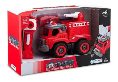 Esguicho Bombeiro City Machine - Br1085 Multikids 0