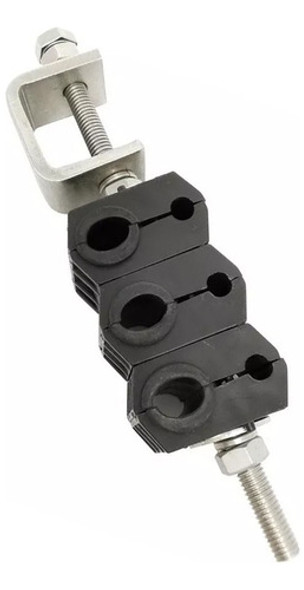 Soporte Grampa Abrazadera Cable Clamp Qjf-06-7-14 Inox Xl1d 0
