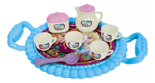 Juego De Te Nenas Frozen Tea Time Original Ditoys 0