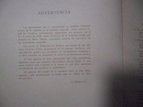 La Bandera Argentina - Documentos Oficiales De Su Origen - 1
